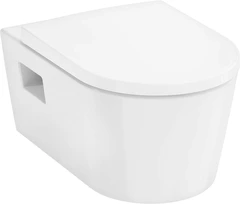 Hansgrohe EluPura S Toalettpakke Vegg 36x54 cm, u/skyllekant, Hvit