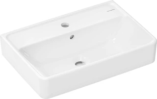 Hansgrohe Xanuia Q Vegghengt Servant 55x37 cm, m/1 bl.hull, m/ol, Hvit