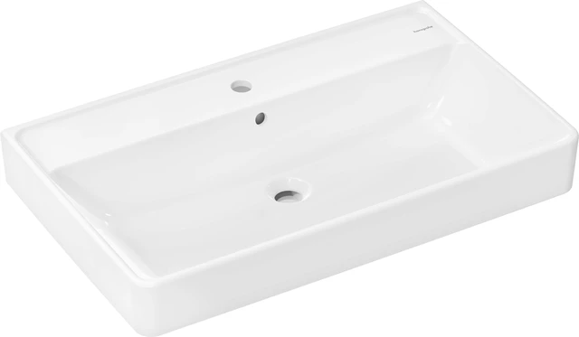 Hansgrohe Xanuia Q Vegghengt Servant 80x48 cm, m/1 bl.hull, m/ol, Hvit 