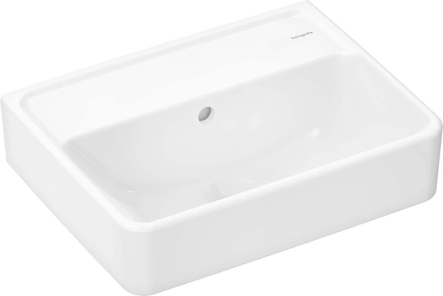 Hansgrohe Xanuia Q Vegghengt Servant 45x34 cm, u/bl.hull, m/ol, Hvit 