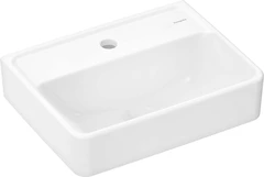 Hansgrohe Xanuia Q Vegghengt Servant 45x34 cm, m/1 bl.hull, u/ol, Hvit