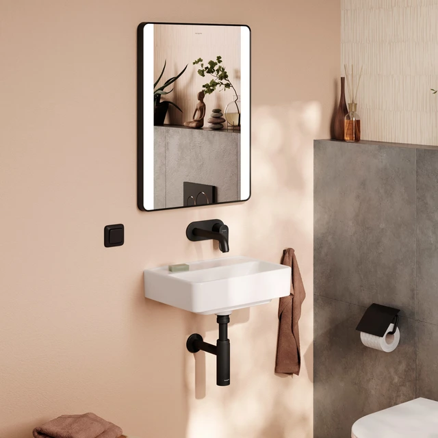 Hansgrohe Xanuia Q Vegghengt Servant 45x34 cm, u/bl.hull, u/ol, Hvit 