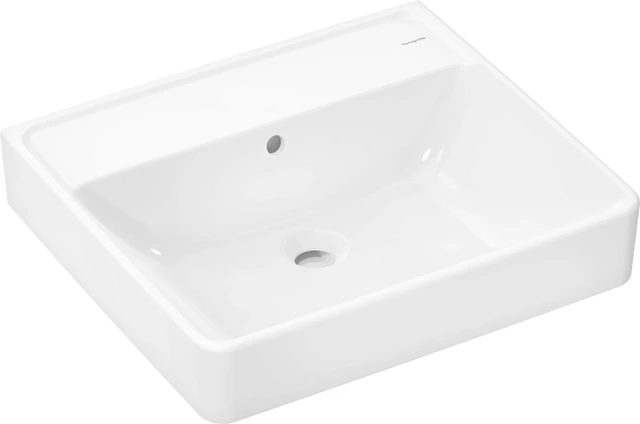 Hansgrohe Xanuia Q Vegghengt Servant 55x48 cm, u/bl.hull, m/ol, Hvit 