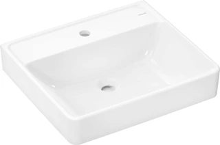 Hansgrohe Xanuia Q Vegghengt Servant 55x48 cm, m/1 bl.hull, u/ol, Hvit