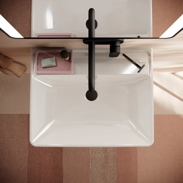 Hansgrohe Xanuia Q Vegghengt Servant 60x48 cm, u/bl.hull, u/ol, Hvit 