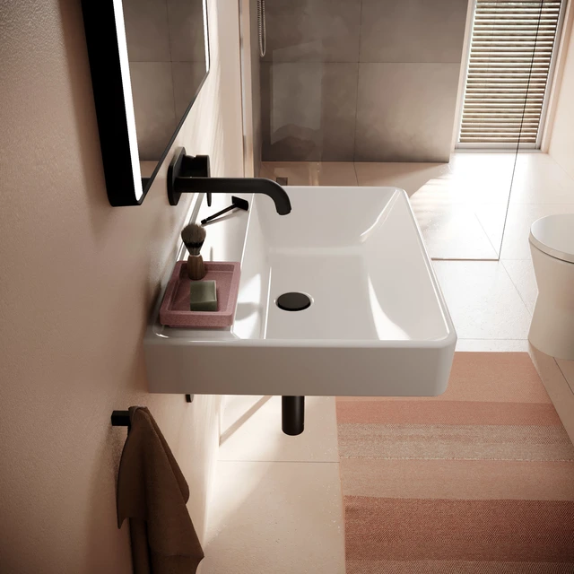 Hansgrohe Xanuia Q Vegghengt Servant 65x48 cm, u/bl.hull, u/ol, Hvit 