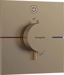 Hansgrohe ShowerSelect Comfort E Avsperring, 1 uttak, B&#248;rstet Bronse