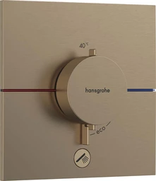 Hansgrohe ShowerSelect Comfort E Avsperring, 2 uttak, B&#248;rstet Bronse