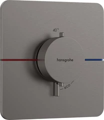 Hansgrohe ShowerSelect Comfort Q Til innbygging, B&#248;rstet Sort Krom