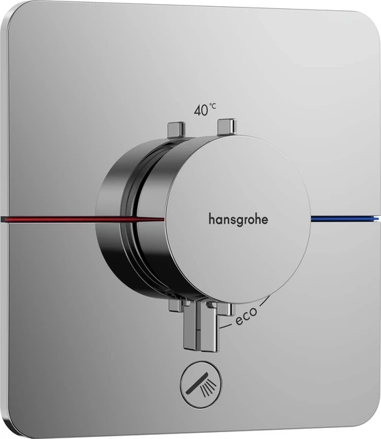 Hansgrohe ShowerSelect Comfort Q Avsperring, 2 uttak, Krom 