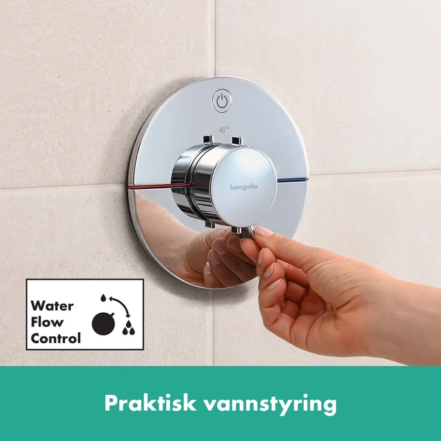 Hansgrohe ShowerSelect Comfort S Avsperring, 1 uttak, Krom 