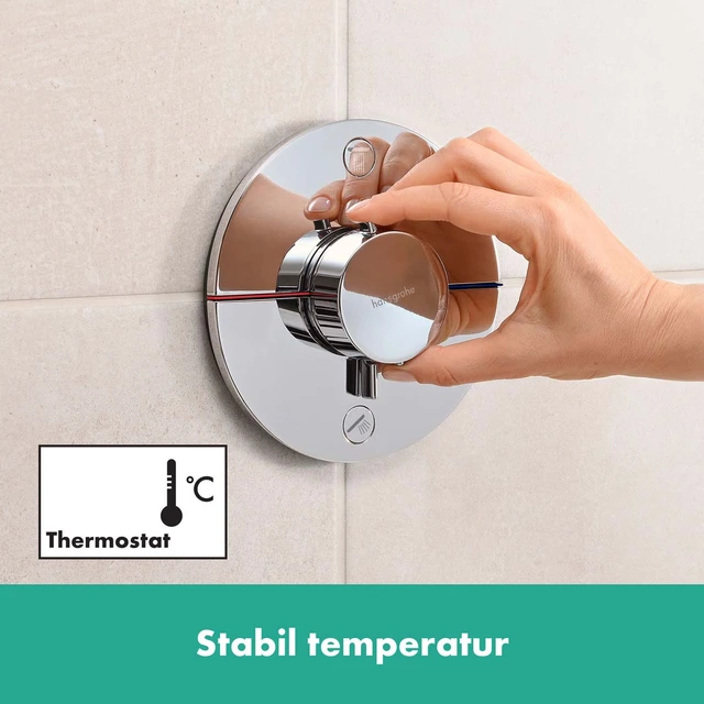 Hansgrohe ShowerSelect Comfort S Avsperring, 2 uttak, Krom 