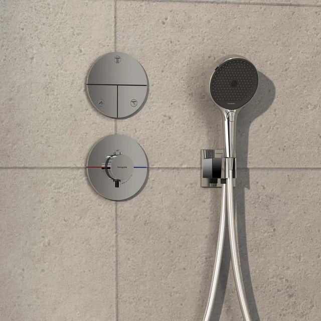 Hansgrohe ShowerSelect Comfort S Til innbygging, 3 uttak, Krom 