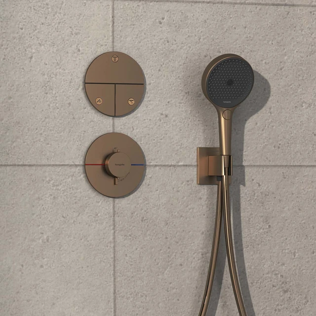 Hansgrohe ShowerSelect Comfort S Til innbygging, Børstet Bronse 