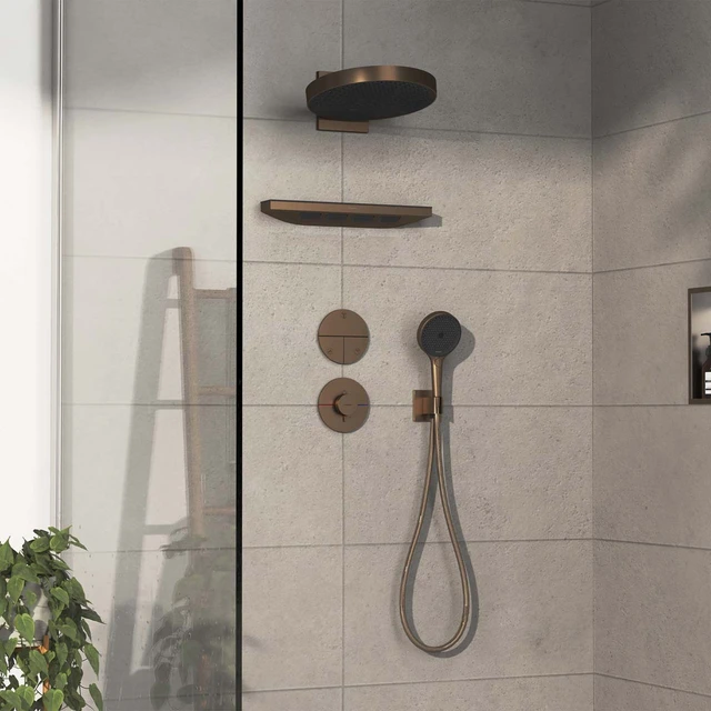 Hansgrohe ShowerSelect Comfort S Til innbygging, Børstet Bronse 