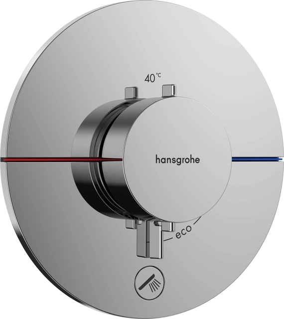 Hansgrohe ShowerSelect Comfort S Avsperring, 2 uttak, Krom 