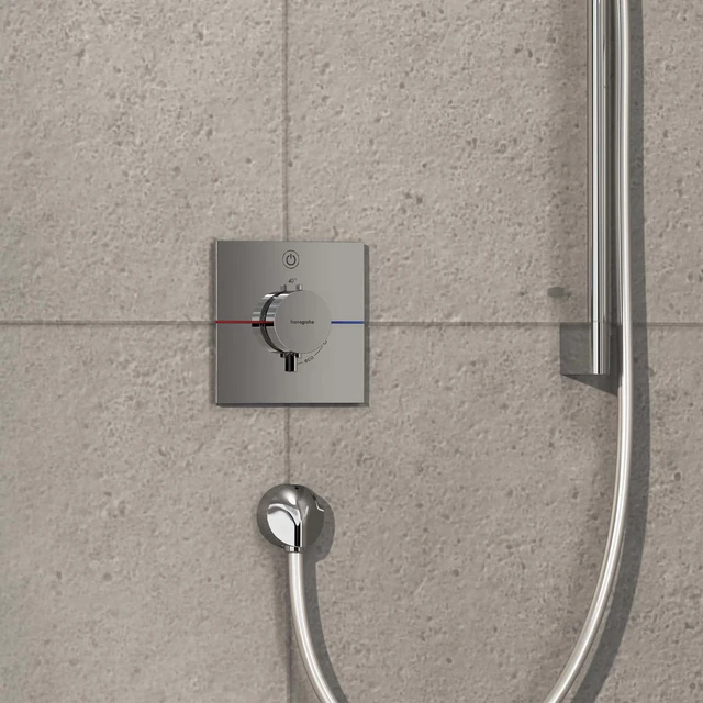 Hansgrohe ShowerSelect Comfort E Avsperring, 1 uttak, Krom 