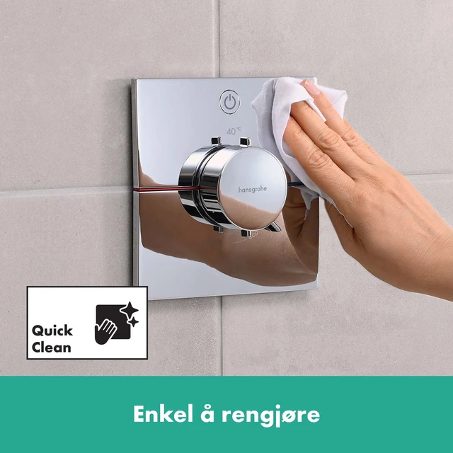 Hansgrohe ShowerSelect Comfort E Avsperring, 1 uttak, Krom 