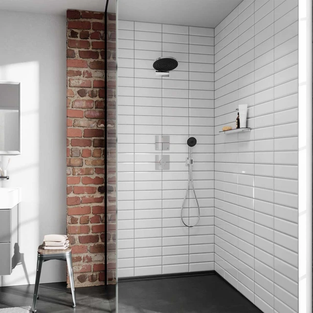 Hansgrohe ShowerSelect Comfort E Til innbygging, 3 uttak, Krom 