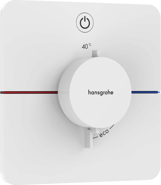 Hansgrohe ShowerSelect Comfort Q Avsperring, 1 uttak, Hvit Matt 