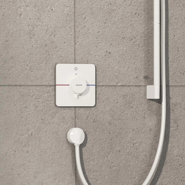 Hansgrohe ShowerSelect Comfort Q Avsperring, 1 uttak, Hvit Matt 