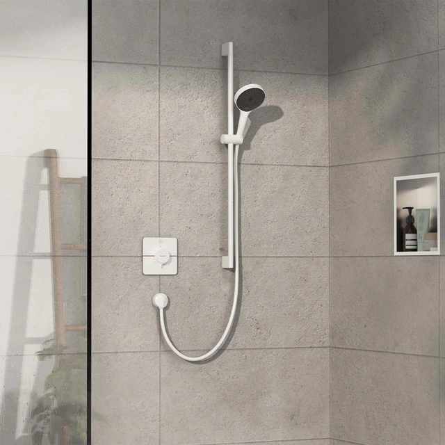 Hansgrohe ShowerSelect Comfort Q Avsperring, 1 uttak, Hvit Matt 