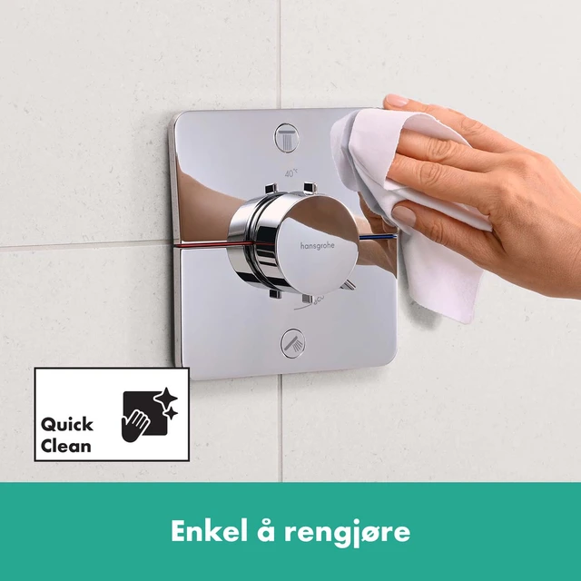 Hansgrohe ShowerSelect Comfort Q Avsperring, 2 uttak, Krom 