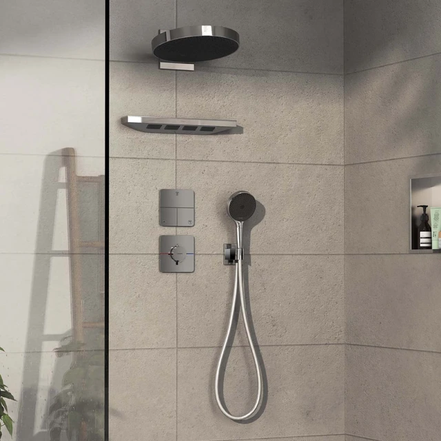 Hansgrohe ShowerSelect Comfort Q Til innbygging, 3 uttak, Krom 