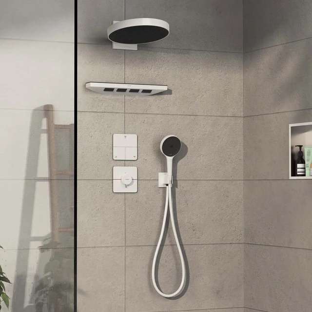 Hansgrohe ShowerSelect Comfort Q Til innbygging, 3 uttak, Hvit Matt 