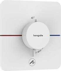 Hansgrohe ShowerSelect Comfort Q Avsperring, 2 uttak, Hvit Matt