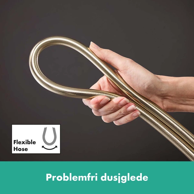 Hansgrohe Pulsify S Puro Showerpipe Ø260 mm, 1 stråletype, Børstet Bronse 