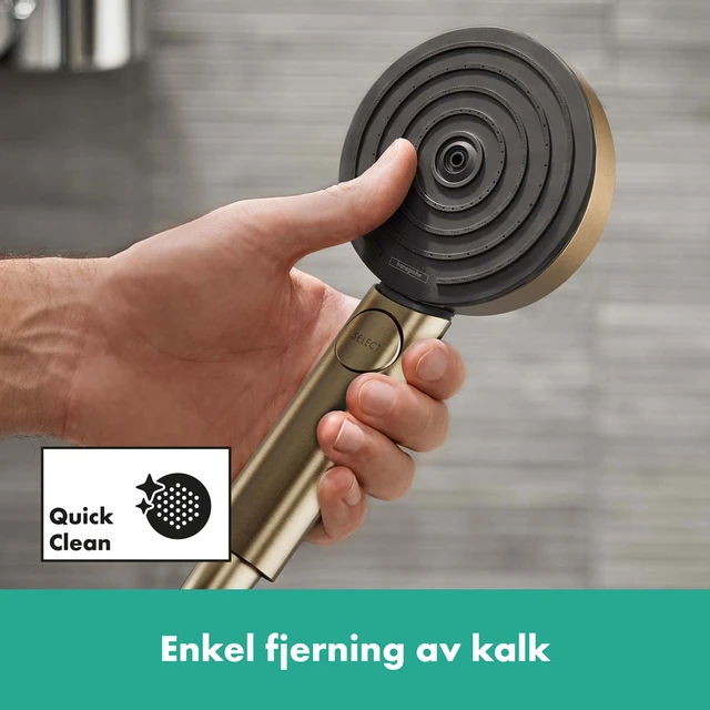 Hansgrohe Pulsify S Puro Showerpipe Ø260 mm, 1 stråletype, Børstet Bronse 