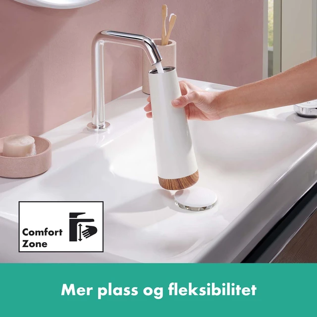 Hansgrohe Tecturis S Servantarmatur Med bunnventil, Krom 