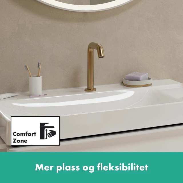 Hansgrohe Tecturis S Servantarmatur Med bunnventil, Børstet Bronse 