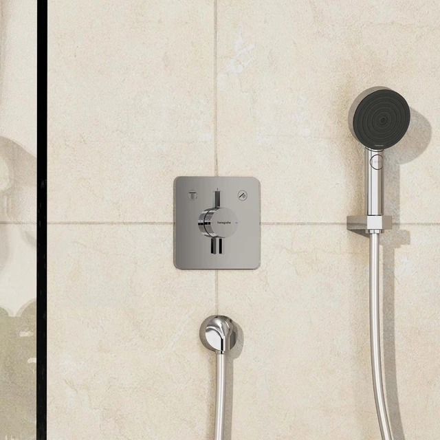 Hansgrohe DuoTurn Q Dusjbatteri Til innbygging, 2 uttak, Krom 