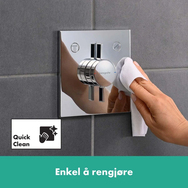 Hansgrohe DuoTurn E Dusjbatteri Til innbygging, 2 uttak, Krom 