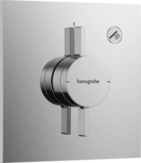 Hansgrohe DuoTurn E Dusjbatteri Til innbygging, 1 uttak, Krom