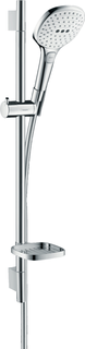 Hansgrohe Raindance Select E Dusjsett 65 cm, EcoSmart, 3jet, Hvit/Krom