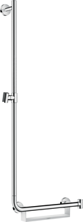 Hansgrohe Unica Dusjstang Comfort 110 cm, Venstre, Hvit/Krom