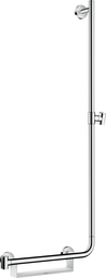 Hansgrohe Unica Dusjstang Comfort 110 cm, H&#248;yre, Hvit/Krom