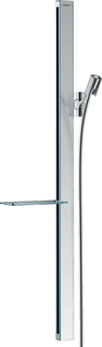 Hansgrohe Unica Dusjstang E 90 cm, m/dusjslange, Krom