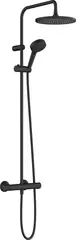 Hansgrohe Vernis Blend&#160;Showerpipe 240 1jet, med termostat, Sort Matt