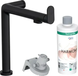 Hansgrohe Aqittura M91 FilterSystem 240 1jet, Start Sett, Sort Matt