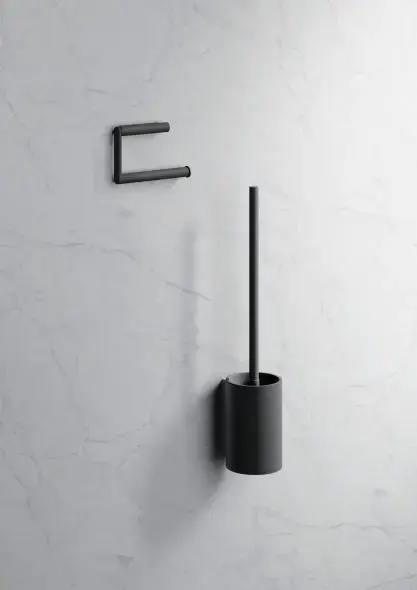 HEWI toalettbørstesett 440 mm, sort matt 