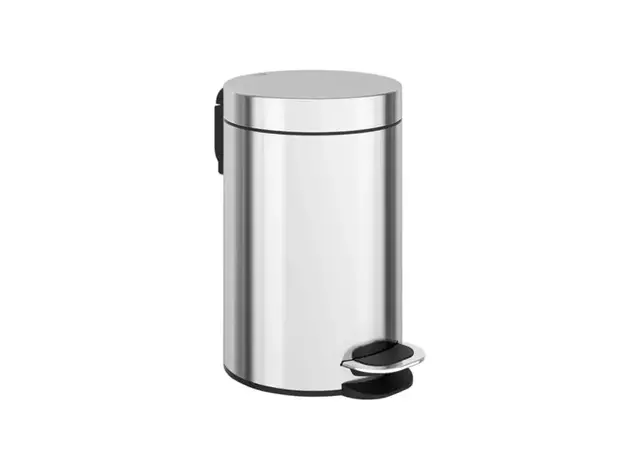 HEWI avfallsbeholder 3 liter, blankpolert stål 