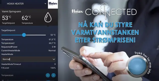 Høiax CONNECTED Expand 200 Ø589/650x1362  mm, 2000 W 
