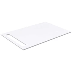 Korsbakken Bad HPL Benkeplate 70x46,5 cm, 1 h&#229;ndkleholder, Hvit Matt