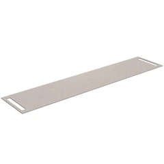 Korsbakken Bad HPL Benkeplate 220x46,5 cm, 2 h&#229;ndkleholdere, Sand