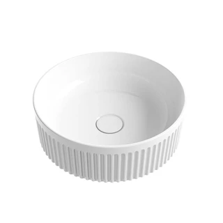 Bathco Wadi Toppmontert Servant 36x36 cm, uten overl&#248;p, Hvit