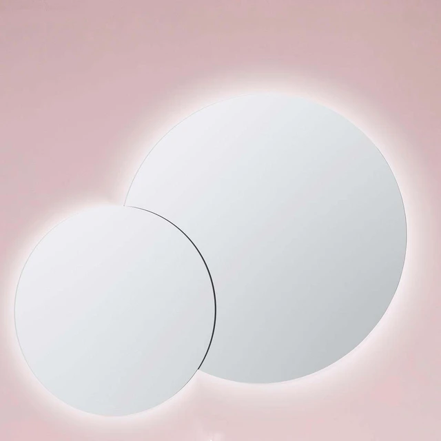 Cassøe Livorno Dobbelt Speil 111,8x3,6x89,7 cm, venstre, m/Led-lys 
